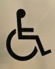Zeichen Rollstuhlfahrer